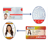 Impresora de Tarjetas de Identificación Magicard K Fácil de Usar, Impresora Térmica de 600DPI con Panel Simple para Impresión de Tarjetas en Pequeñas Empresas, Oficinas y Tiendas