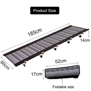 Lit de camping pliant pour adultes, lit de couchage pliant pour plein air, camping, randonnée, vente en gros, <span class=keywords><strong>2023</strong></span> - Product Image 3