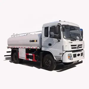 东风4X2食品级304-2B不锈钢饮用水输送车15000升饮用水罐车