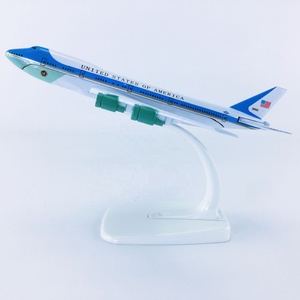 Maquette d'Avion en Alliage de 16 cm 1/400, Modèle d'Avion de Simulation, Modèle Volant, <span class=keywords><strong>Air</strong></span> Force <span class=keywords><strong>One</strong></span> Américain B747-200 - Product Image 1