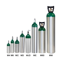 Tanque de Gas de Alta Presión de 2LB 5LB 10LB 20LB para Bebidas, Refrescos, Cerveza de Barril, Cilindro de Gas CO2 de Aluminio sin Costuras