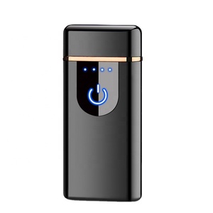 Jiaxinホット販売防風タッチスクリーン電子シガレットライターUSB充電式コイルライターコイルシガレットライター - Product Image 3