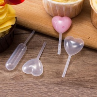 Pipettes à confiture 4 ml Pipettes jetables en plastique pour le transfert de sauce Pipettes à presser pour cupcakes Goutte à goutte pour chocolat