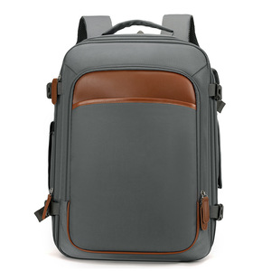 Wasserdichter <span class=keywords><strong>Laptop</strong></span>-Rucksack USB-Ladeans chluss Erweiterbarer Daily Life Fashion Strap Carrying für Studenten Geschäfts reisen - Product Image 6