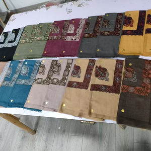 Shemagh etnik eşarplar ve şallar Omani satış Yemeni siyah Shemagh arap eşarp erkekler müslüman Islam 50x50inch - Product Image 5