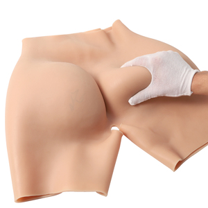 Pantalon gainant pour femmes grandes tailles avec rembourrage fessier en silicone, rehausseur et liftant, à entrejambe ouvert, pour un fessier naturel et des hanches en silicone - Product Image 3