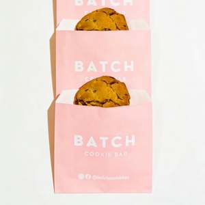 Sacs en papier kraft rose personnalisés, écologiques, en matériaux recyclés, résistants à la graisse, pour biscuits, hamburgers et produits de boulangerie, faible MOQ - Product Image 2