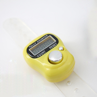 Compteur de Tasbih numérique LED à bouton unique avec boucle réglable pour le doigt