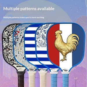 Ensemble de raquettes de pickleball pour enfants, jouet de sport d'extérieur, motifs de dessins animés, impression DIY, matériau PP 3k, sac inclus, prêt à être expédié - Product Image 1
