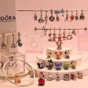 Abalorio de Plata de Ley 925 con Diseño de Cenicienta de la Familia Pan, Regalo de Navidad, Joyería para Pulsera DIY para Mujer, Joyería de Alta Gama al por Mayor de Fábrica - Product Image 3