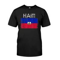 Produits en gros de la Fédération haïtienne : Vêtements, T-shirts pour hommes, T-shirts haïtiens, T-shirts pour femmes avec drapeau haïtien