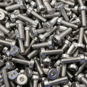 wholesale din7984 din 7984 stainless steel titanium thin low profile Hexagon Socket Head Cap Screws With Low Head