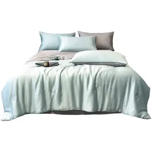 100 Lenzing Tencel bed sheet bedding set sheet deep pocket quilt cover set