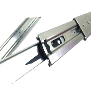 Foxtoboggan — <span class=keywords><strong>rail</strong></span> coulissant 700mm avec roulement à billes, acier robuste, 4wd, extension télescopique complète <span class=keywords><strong>pour</strong></span> armoire de cuisine, <span class=keywords><strong>tiroir</strong></span> - Product Image 1