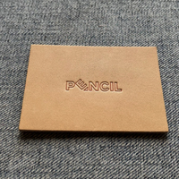 Étiquette en cuir véritable personnalisée en relief pour vêtements, accessoires de mode, logo de marque, patch rectangulaire écologique pour jeans, vente en gros