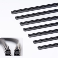 Vente Flash : Balai d'essuie-glace OEM Premium sans armature avec caoutchouc naturel, compatible Polo et autres modèles, 14-28 pouces, multifonction