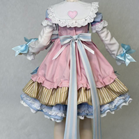 Tenue de demoiselle d'honneur Lolita BJD personnalisée, robe de poupée pastel macaron, jupe de poupée à volants en dentelle, tablier à nœud, vêtements de poupée, costume BJD mignon