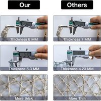 Fauteuil suspendu WOQI, faible MOQ, en coton tressé, maille tricotée, macramé, avec kit de suspension et chaîne