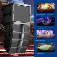 Sistema de Sonido Line-Array Completamente Impermeable Mingyang Audio, Altavoces Profesionales de Alta Potencia para Escenarios, 50Hz-20KHz, Gran Escala
