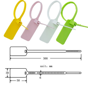 ซีลพลาสติกแบบดึงแน่น มี<span class=keywords><strong>หมายเลข</strong></span> กำหนดสีได้ สำหรับกล่องบรรจุภัณฑ์ การขนส่งทางอากาศ - Product Image 3