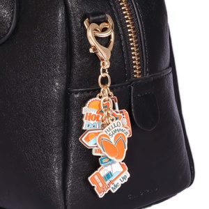 Portachiavi Creativo in Lega di Zinco a Forma di Biglietti Aerei, Serie Viaggi al Mare, Regalo Artigianale per Amici, Gioielli - Product Image 3