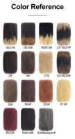 ANNA fabbrica più attenzione colore # sale e pepe capelli umani Pre-stirati Remy capelli rasta extension per uso quotidiano