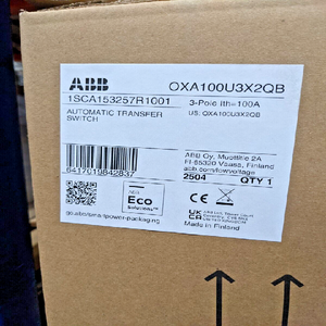 Commutateur de transfert automatique série <span class=keywords><strong>OXA</strong></span> OXA100U2X2QB 200-480V 100A PLC - Product Image 1