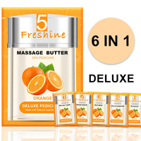 Boîte de pédicure de luxe jetable, pédicure spa coréenne OEM, kits 4 en 1, sac de pédicure, kit de spa pour les pieds, gommage au sel de la mer Morte, marque privée