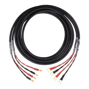 YYTCG G1 <span class=keywords><strong>HiFi</strong></span> Audio haut-parleur câble haute qualité pur cuivre bricolage haut-parleur fil avec fiche banane Y prise 2m 5m 8m - Product Image 3