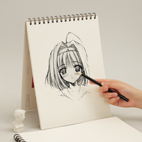 Cuaderno de Dibujo Espiral A4, Grueso, Especial para Estudiantes de Arte, Encuadernado en Espiral, Cuaderno de Dibujo Rápido, Bloc de Dibujo en Blanco para Garabatear, Dibujar y Pintar