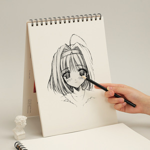 Blocco da <span class=keywords><strong>Disegno</strong></span> A4 a Spirale, Spesso, Speciale per Studenti d'Arte, Quaderno a Spirale per <span class=keywords><strong>Disegno</strong></span> Rapido, Blocco Bianco per Schizzi e Pittura - Product Image 2