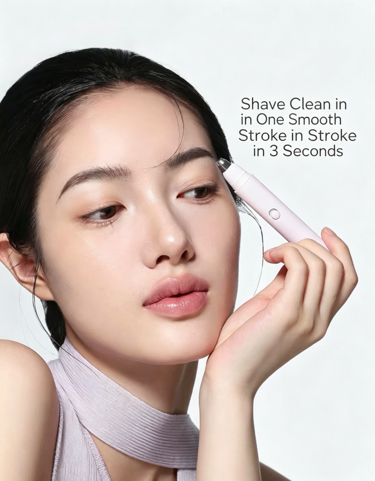 Mini Rechargeable Eyebrow Razor N200 Women's Painless Hair Remover ...