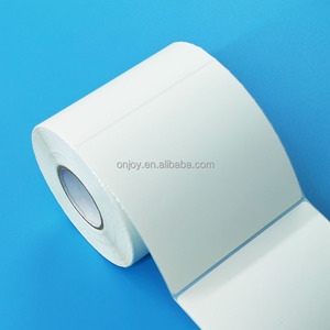 Rouleau d'étiquettes adhésives pour bordereau d'expédition, 4x4 pouces, papier thermique imperméable, étiquettes d'expédition, 100x100 mm, forte adhérence, sans impression - Product Image 4