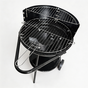 Multi-functional Double Layer <strong>Charcoal</strong> <strong>Kettle</strong> <strong>BBQ</strong> Grill with Warming Rack for Outdoor Garden Family <strong>BBQ</strong> - Product Image 1