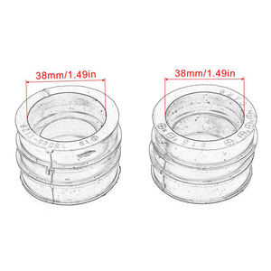 Réservoir de carburateur de moto prêt à l'emploi pour Kawasaki ZX600 NINJA GPX600R GPZ600R ZX <span class=keywords><strong>600</strong></span> NINJA GPX 600R <span class=keywords><strong>GPZ</strong></span> 600R nouveau - Product Image 2