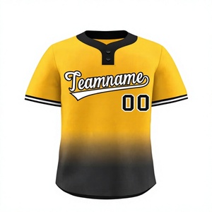 Camiseta de Béisbol Personalizada Unisex de Manga Corta con Estampado Sublimado, Nombre del Equipo, Número, Transpirable, de Secado Rápido, Talla Grande, Poliéster, para Adultos - Product Image 6
