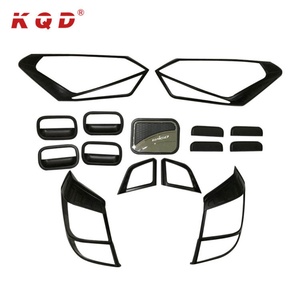 2018 New Style <b>Cheap</b> Price Car Accessories Matte Black <b>Light</b> Cover / Gas tank Cover for Wigo 2018 Full Set - Product Image 1