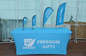 Bandiere da tavolo stampate bandiere con bandiera a basso prezzo di fabbrica pubblicizzate Banner per mostre all'aperto - Product Image 5