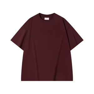 T-shirt Homme en Coton Lourd 300g, Couleur Unie, Haute Qualité, Coupe Ample, Manches Courtes, T-shirt Homme pour l'Été - Product Image 3