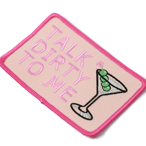 Parches bordados de chenilla personalizados a la moda de vino de alta calidad, parches duraderos para planchar en el sombrero a granel - Product Image 3