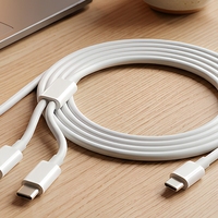 Kabel Data Pengisian Cepat Micro USB Tipe C Panjang 2m untuk Transfer Data Ponsel dan Pengisi Daya Cepat Grosir