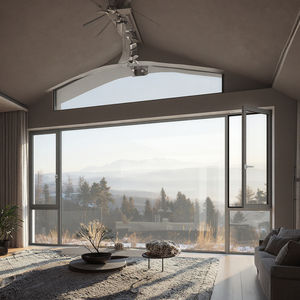 आधुनिक डिजाइन लिविंग रूम रसोई बाथरूम अपार्टमेंट फर्नीचर एल्यूमीनियम टिल्ट और मोड़ खिड़कियां - Product Image 3