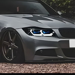 Faros Delanteros KGKB para <span class=keywords><strong>BMW</strong></span> Serie 3 E90 <span class=keywords><strong>320i</strong></span> 325i <span class=keywords><strong>2005</strong></span>-2012, Conjunto de Faros LED para Automóvil, Accesorios de Lentes de Proyector Mejorados - Product Image 5