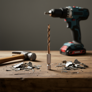 Broca de impacto negra dorada de 1/4 de pulgada para taladrar metal y madera - Product Image 3