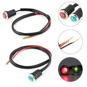 Luz indicadora roja y verde para motocicleta, luz indicadora de marcha atrás y neutral, indicador de marcha neutral para ATV, vehículo de 4 ruedas, Quad - Product Image 1