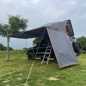 Waterproof Oxford Double Layer Sunshade <strong>Folding</strong> Roof Top Pop-up Car Camping Outdoor Tent with Awning - Product Image 3