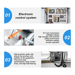 Máquina de Corte de Perfiles de Aluminio de Doble Cabezal con Sistema PLC de 45 Grados y Tipo de Giro Interno JUNDE - Product Image 4