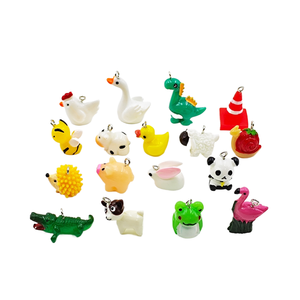 Los colgantes de animales acrílicos más vendidos de Miaoys, pato, ganso y oso en 3D de dibujos animados, piezas de accesorios para bricolaje. - Product Image 4