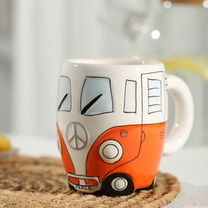 En céramique Classique Nouveauté Camping-Car Tasse <span class=keywords><strong>Hippie</strong></span> De <span class=keywords><strong>Voiture</strong></span> Tasse - Product Image 4