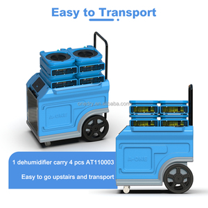 Quạt thổi khí phẳng, kiểu pancake, công suất 800 CFM, giá $49.99, có chức năng chống giật điện (GFCI), dùng để làm khô thảm, phục hồi thiệt hại do bão, nước lũ. - Product Image 2